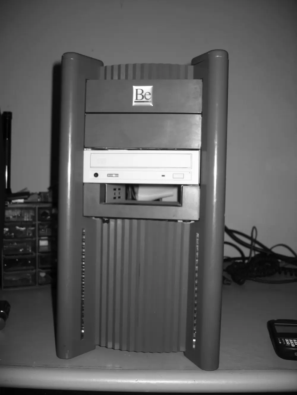 Front view of the BeBox computer by Be Inc.