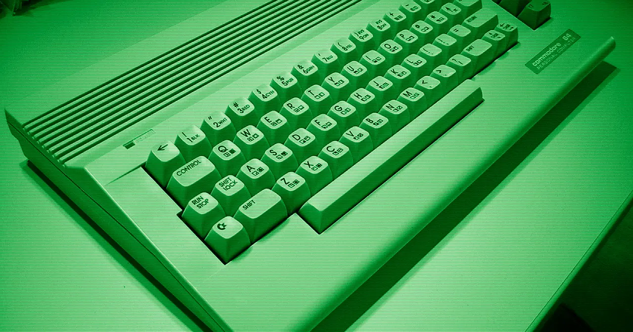 Commodore 64C home computer, the 8-bit machine that ran GEOS