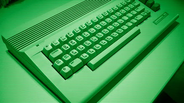 Ordenador doméstico Commodore 64C, la máquina de 8 bits donde corría GEOS