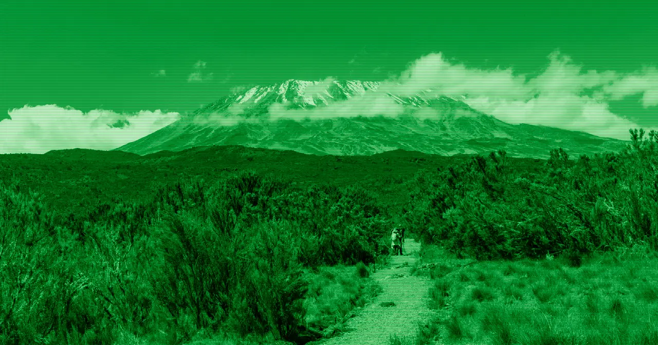 Vista del mont Kilimanjaro, muntanya que va inspirar el nom de Manjaro Linux