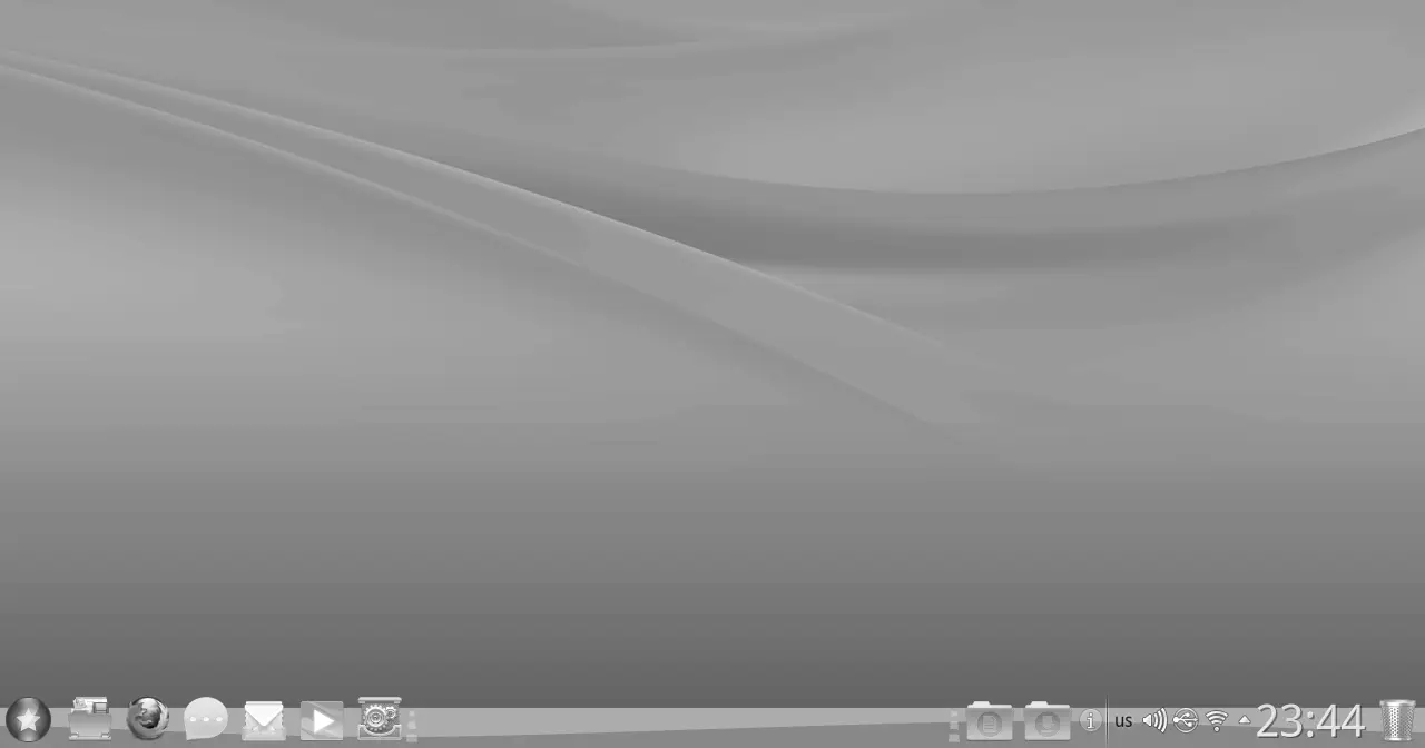 Escritorio de Mandriva Linux 2011 con su vista por defecto