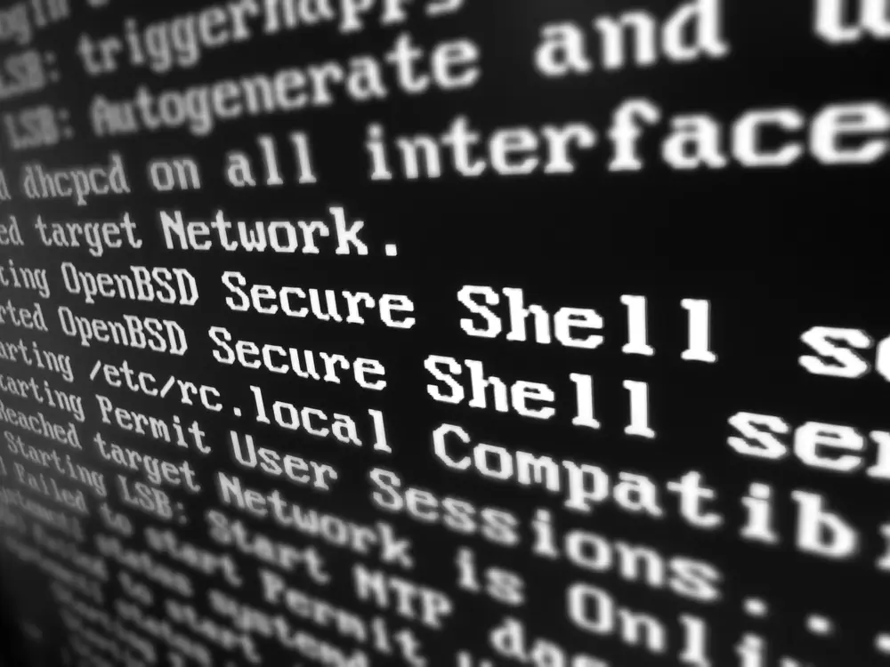 OpenBSD arrancando el servidor SSH en la consola