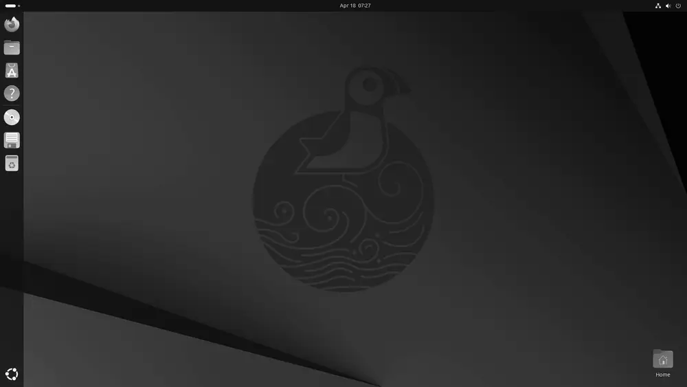 Ubuntu desktop with the GNOME environment, one of the most popular Linux distributions in the world