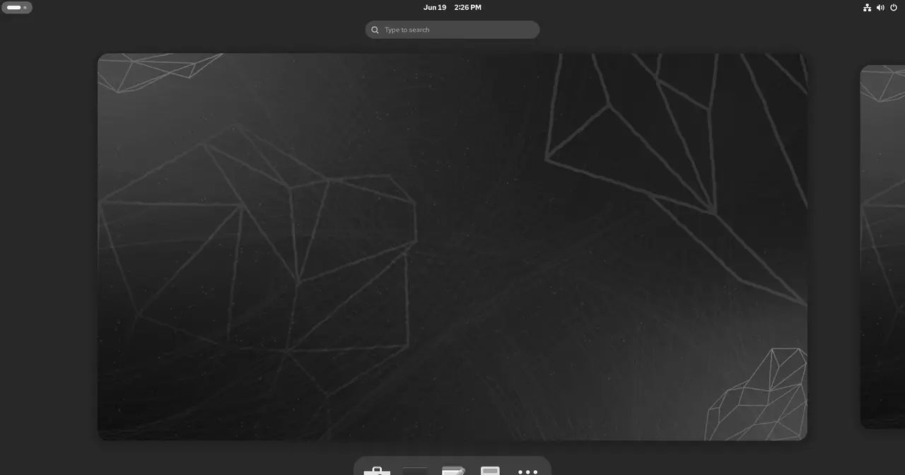 Default Rocky Linux 10 desktop with GNOME 47